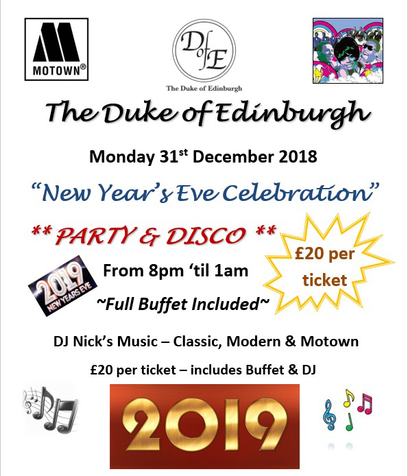 The Duke of Edinburgh New Years 2018 - 2019 invite